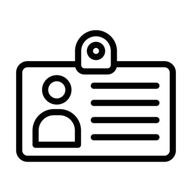 Kişisel ve ticari kullanım için Vektör Kalın Satır Simgesine basın