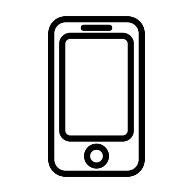 Kişisel ve ticari kullanım için Akıllı Telefon Vektör Kalın Çizgi Simgesi