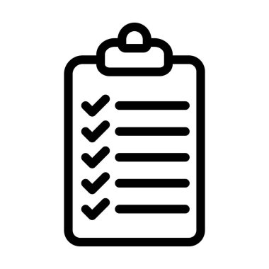 Kişisel ve ticari kullanım için Pano Vektör Kalın Çizgi Simgesi