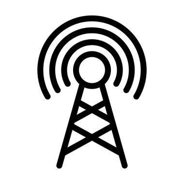 Kişisel ve Ticari Kullanım İçin Yayın Kalın Çizgi Simgesi