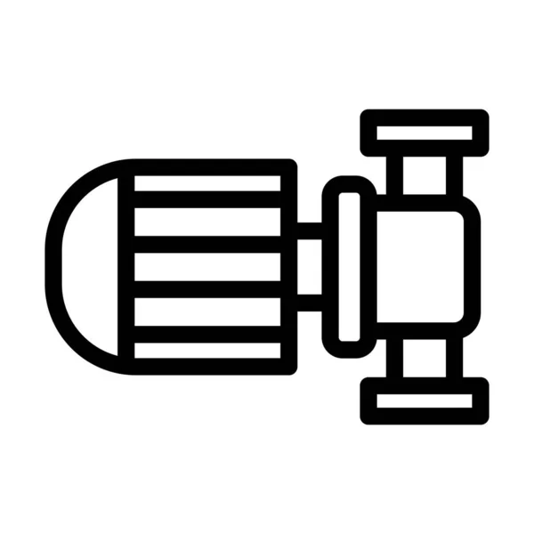 个人和商业用途的泵送向量厚重线图标 — 图库矢量图片