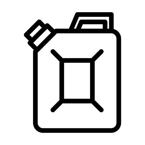 Bio Fuel Vector Thick Line Icon Personal Commercial Use — 스톡 벡터