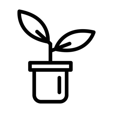 Kişisel ve ticari kullanım için Gezegen Vektörü Kalın Çizgi Simgesi