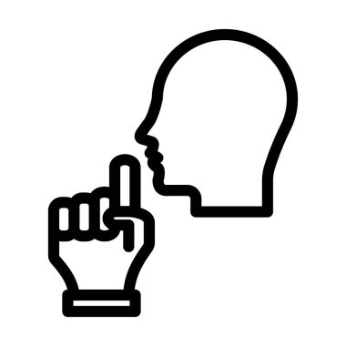 Kişisel ve ticari kullanım için Sessiz Vektör Kalın Çizgi Simgesi