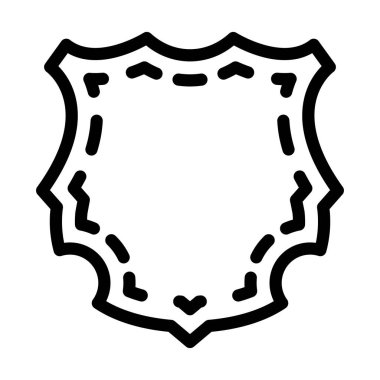 Kişisel ve ticari kullanım için Deri Vektör Kalın Çizgi Simgesi