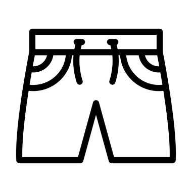 Kişisel ve ticari kullanım için Kısa Vektör Kalın Çizgi Simgesi