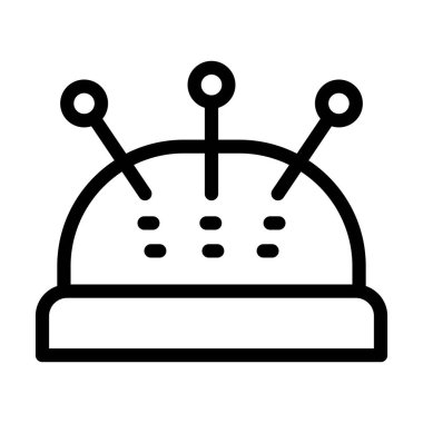 Kişisel ve ticari kullanım için Yastık Vektörü Kalın Çizgi Simgesi