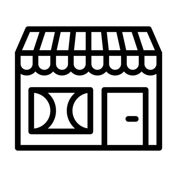 Shop Vector Thick Line Icon Für Den Persönlichen Und Kommerziellen — Stockvektor