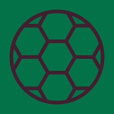 Kişisel ve ticari kullanım için Top Vector Kalın Çizgi Simgesi