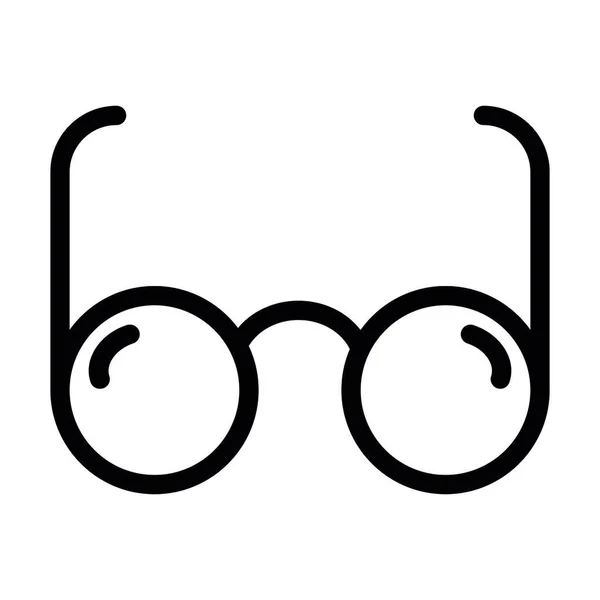 Ícone Grosso Linha Vetor Dos Óculos Para Uso Pessoal Comercial —  Vetores de Stock