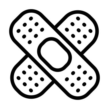 Kişisel ve ticari kullanım için Sargı Vektörü Kalın Çizgi Simgesi