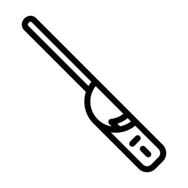 Kişisel ve ticari kullanım için daha hafif vektör çizgisi simgesi