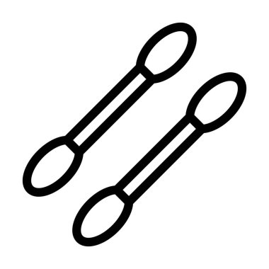 Cotton Vector Kalın Çizgi Simgesini Kişisel ve Ticari Kullanım İçin Kullanıyor