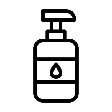 Kişisel ve ticari kullanım için Sıvı Sabun Kalın Çizgi Simgesi Simgesi