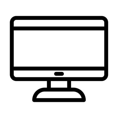 Kişisel ve ticari kullanım için Kalın Çizgi Simgesini İzle