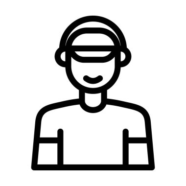 Kişisel ve Ticari Kullanım İçin Koç Vector Kalın Çizgi Simgesi