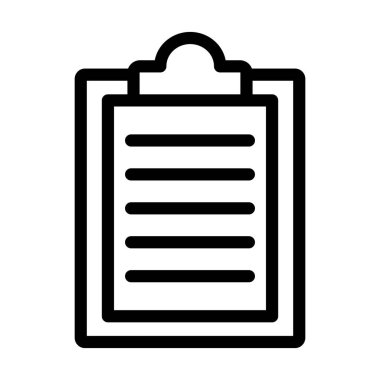 Kişisel ve ticari kullanım için Pano Vektör Kalın Çizgi Simgesi