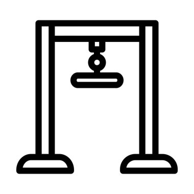 Kişisel ve ticari kullanım için Makina Vektör Kalın Çizgi Simgesi