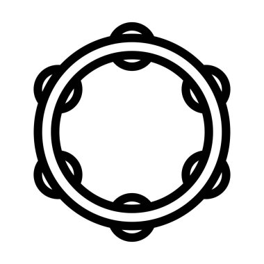 Tef Vektörü Kalın Çizgi Kişisel ve Ticari Kullanım Simgesi