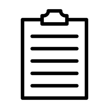 Kişisel ve ticari kullanım için Pano Vektör Kalın Çizgi Simgesi