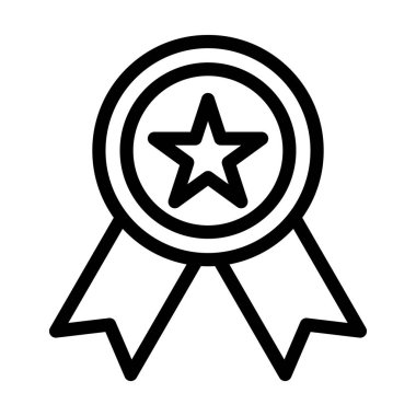 Kişisel ve Ticari Kullanım İçin Başarı Vektörü Kalın Çizgi Simgesi