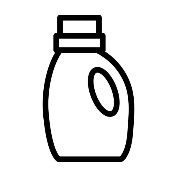 Detergent Vector Gruba Ikona Linii Użytku Osobistego Komercyjnego — Wektor stockowy