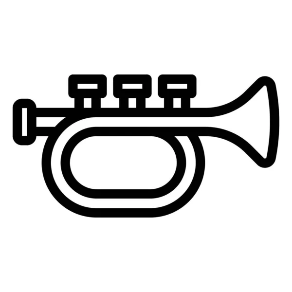 Икона Толстая Линия Трубы Личного Коммерческого Использования — стоковый вектор