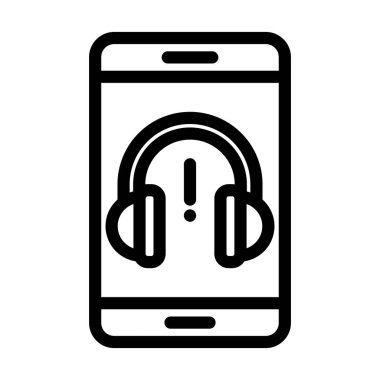 Kişisel ve Ticari Kullanım İçin Sorun Destek Vektörü Kalın Çizgi Simgesi