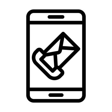 Kişisel ve ticari kullanım için bize vektör kalınlığı simgesi ile bağlantı kur