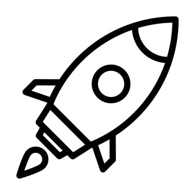 Kişisel ve ticari kullanım için Başlangıç Vektörü Kalın Çizgi Simgesi