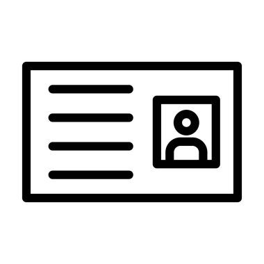 Kişisel ve ticari kullanım için Vektör Kalın Çizgi Simgesi Çalışma Lisansı