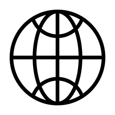 Kişisel ve Ticari Kullanım İçin İnternet Vector Kalın Çizgi Simgesi