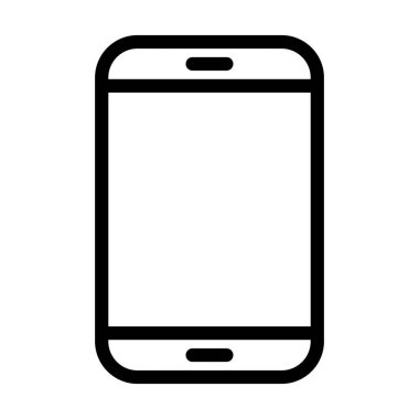 Kişisel ve ticari kullanım için Akıllı Telefon Vektör Kalın Çizgi Simgesi