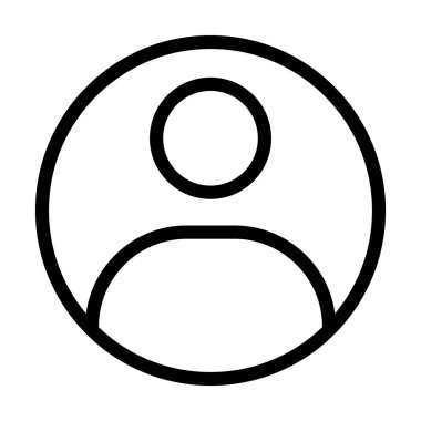 Kişisel ve ticari kullanım için Kullanıcı Vektörü Kalın Çizgi Simgesi