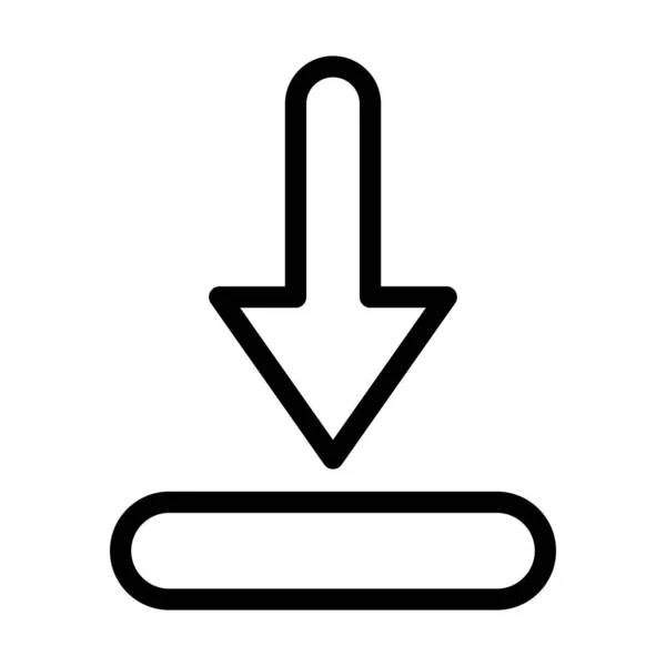 Descargar Vector Thick Line Icono Para Uso Personal Comercial — Vector de stock