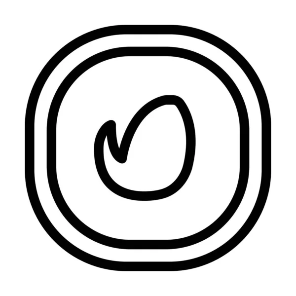 Envato Vector Thick Line Icon Für Den Persönlichen Und Kommerziellen — Stockvektor