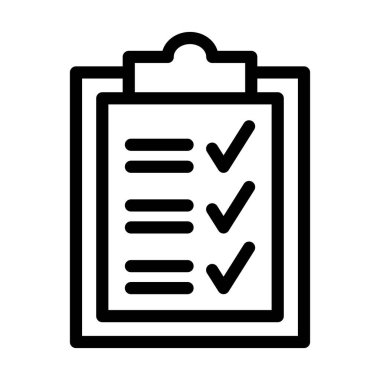 Kişisel ve ticari kullanım için Vektör Kalın Çizgi Simgesi Yapılacak