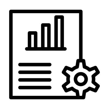 Kişisel ve ticari kullanım için Kalın Çizgi Planlama Simgesi
