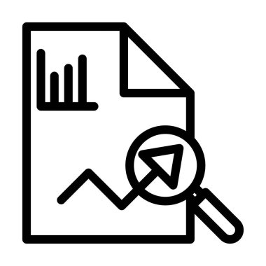 Kişisel ve ticari kullanım için Tanı Vektörü Kalın Çizgi Simgesi