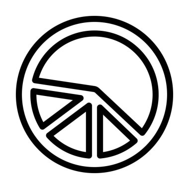 Kişisel ve ticari kullanım için Kalın Çizgi Çizelgesi Simgesi