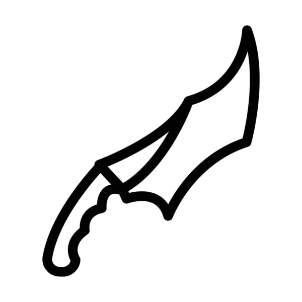 Dagger Векторна Товста Лінія Піктограма Особистого Комерційного Використання — стоковий вектор