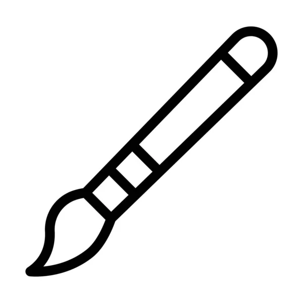 Farbpinsel Vector Thick Line Icon Für Den Persönlichen Und Kommerziellen — Stockvektor