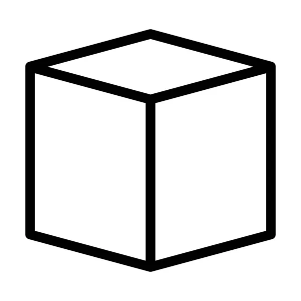 Κουτί Διάνυσμα Παχιά Γραμμή Εικονίδιο Για Προσωπική Και Εμπορική Χρήση — Διανυσματικό Αρχείο