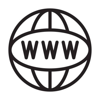 Kişisel ve Ticari Kullanım İçin Web Vektörü Kalın Çizgi Simgesi