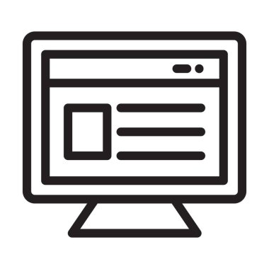 Kişisel ve Ticari Kullanım için Günlük Vektör Kalın Çizgi Simgesi