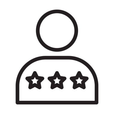 Kişisel ve Ticari Kullanım İçin Geribildirim Vektörü Kalın Çizgi Simgesi