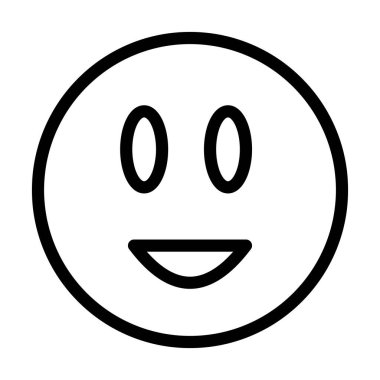 Kişisel ve ticari kullanım için Duygusal Vektör Kalın Çizgi Simgesi