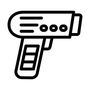 Kişisel ve ticari kullanım için Barkod Vektör Kalın Çizgi Simgesi