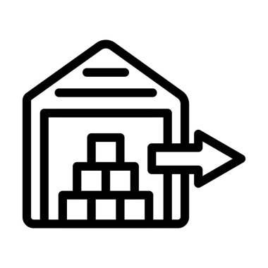 Kişisel ve ticari kullanım için Vektör Kalın Çizgi Simgesi Aktar