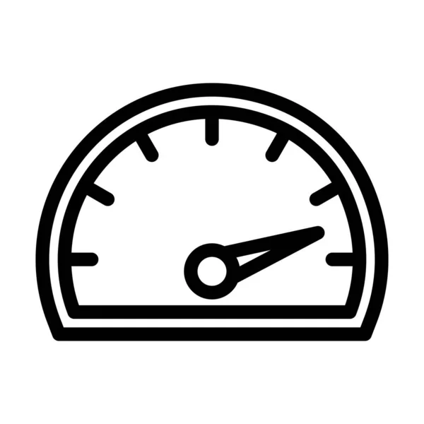 Speed Vector Thick Line Icon Für Den Persönlichen Und Kommerziellen — Stockvektor